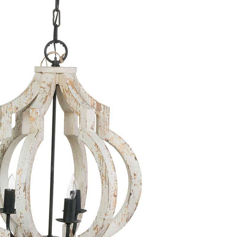 Large Bellamy Chandelier Antique Gold - A&B Home