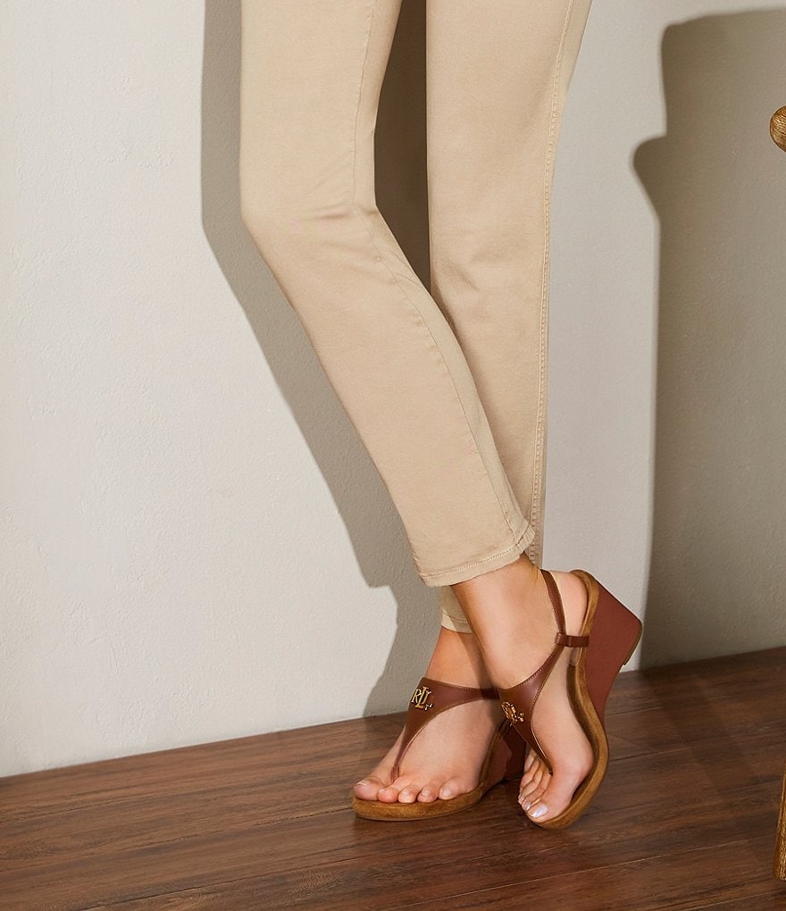 Lauren Ralph Lauren Jeannie Logo Wedges