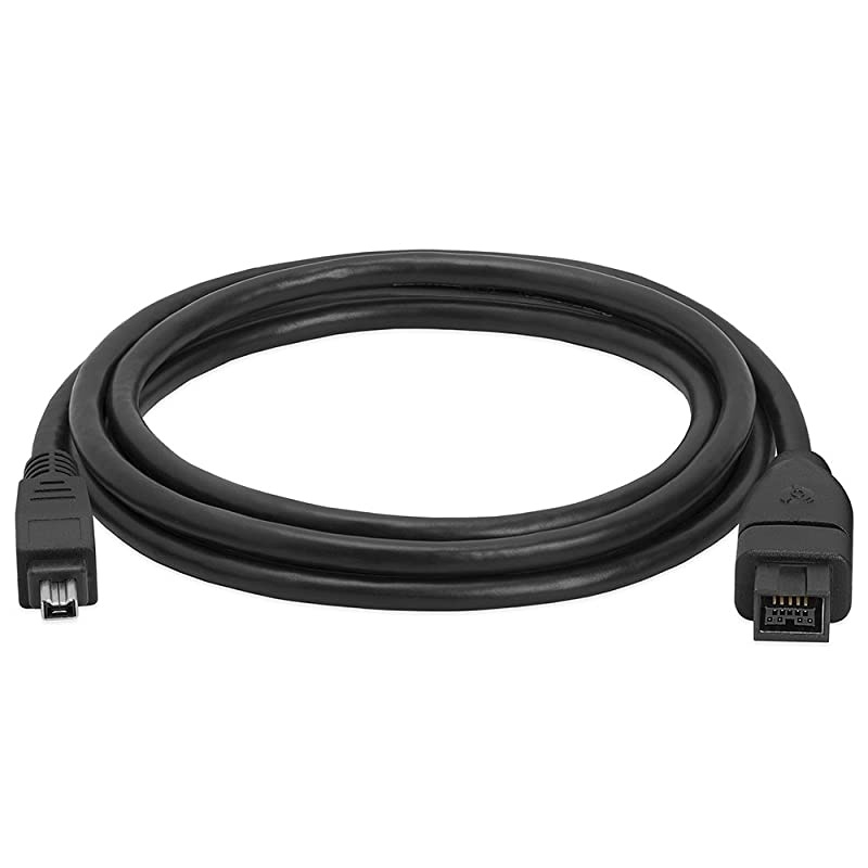 6FT Bilingual FireWire 800Firewire 400 Cable IEEE 1394 High Speed Firewire 9 Pin to 4 Pin Cable for MacBook P
