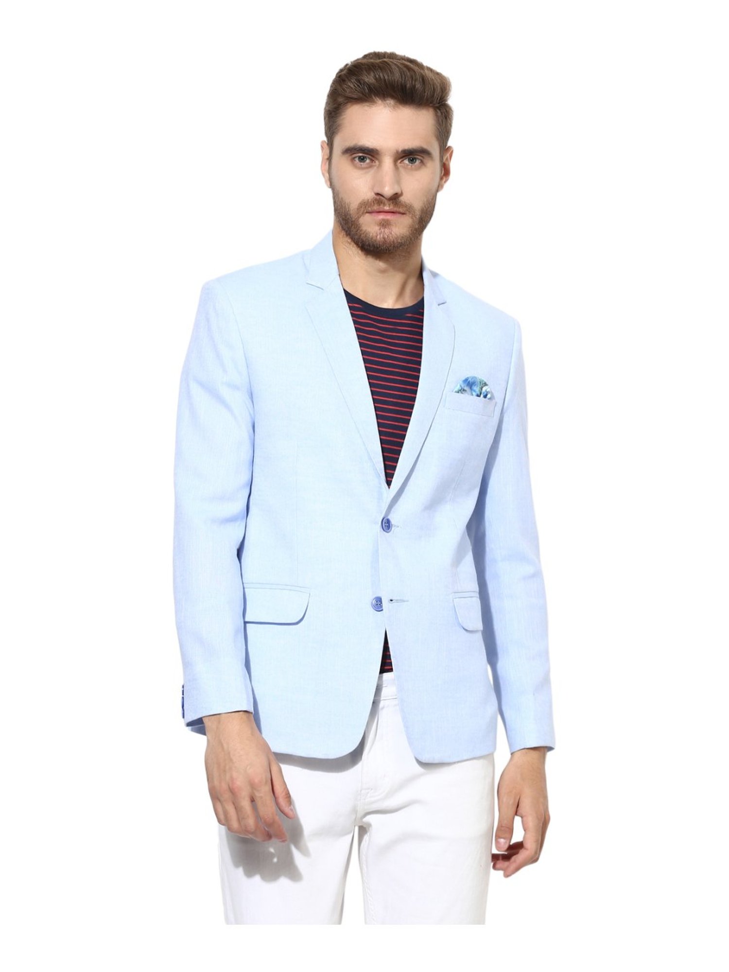 Arrow Sports Green Regular Fit Texture Waistcoat