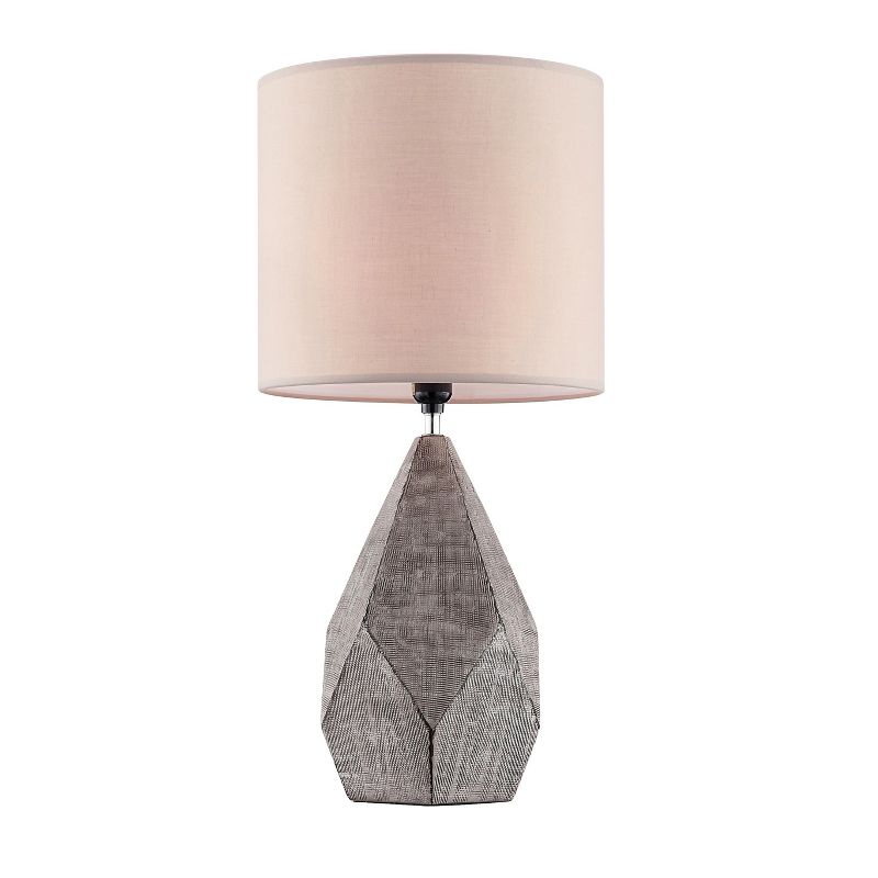 25" Traditional Ceramic Table Lamp with 3Way Switch Brown - Ore International