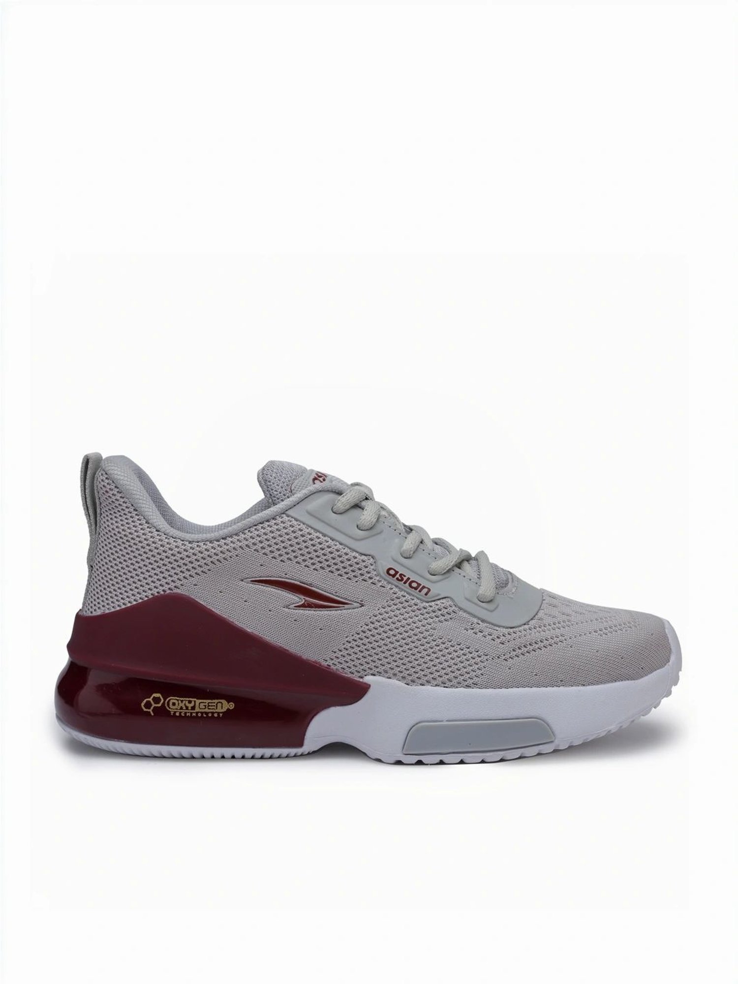 Asian Kids Grey Running Shoes