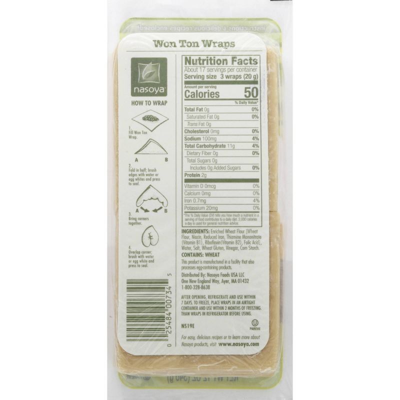 Nasoya All Natural Vegan Won Ton Wraps - 12oz