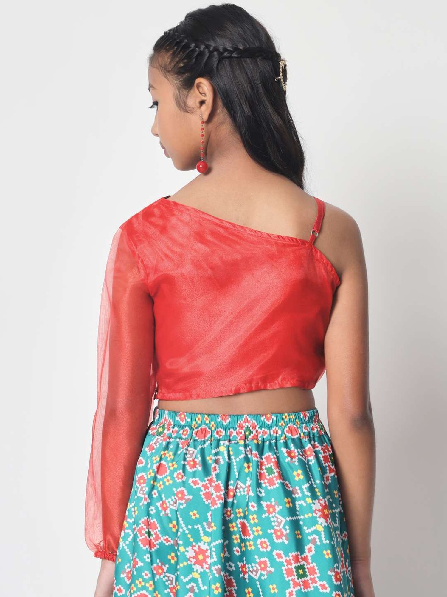 Cutecumber Kids Plum Lace Top