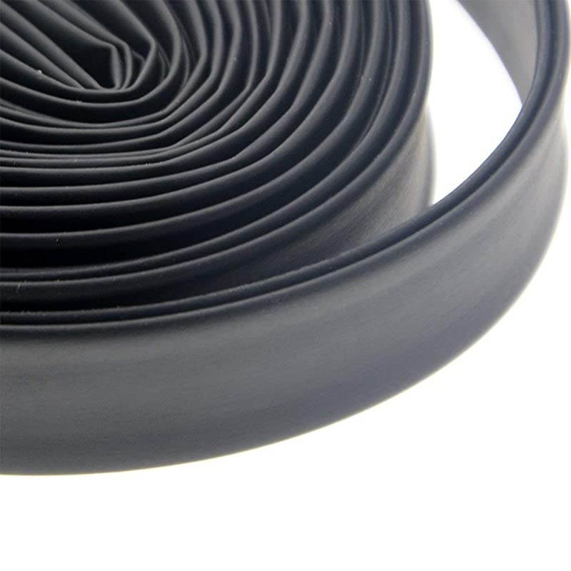 2:1 Shrink Ratio Insulation Heat Shrink Tubing 6M Black Polyolefin 19.7Ft