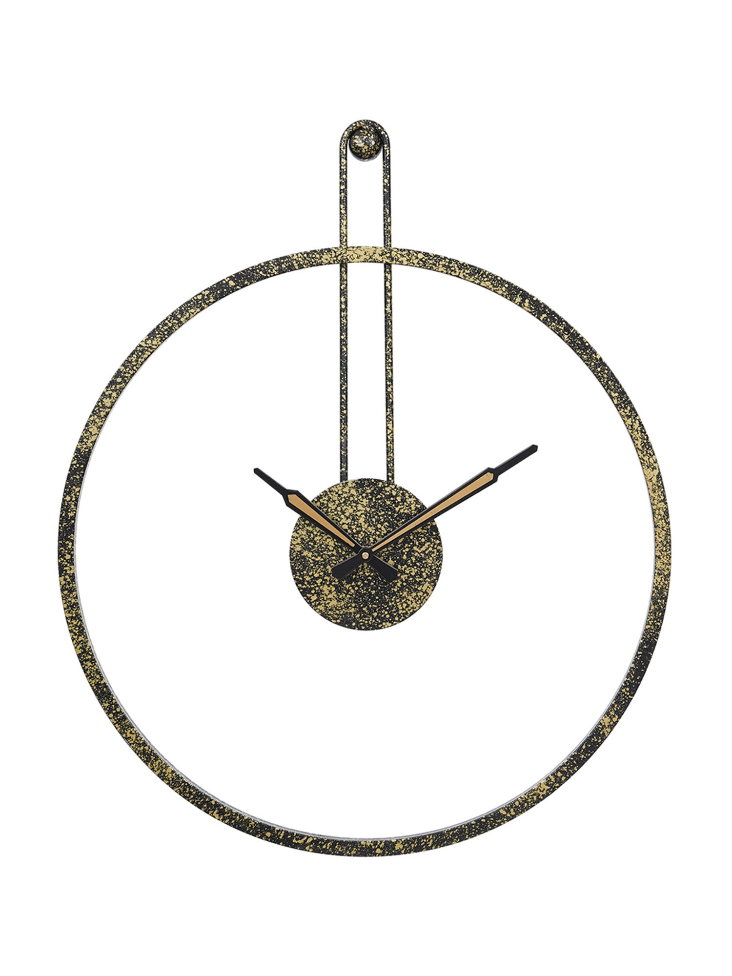 CHRONIKLE Round Multicolor Iron Wall Clock
