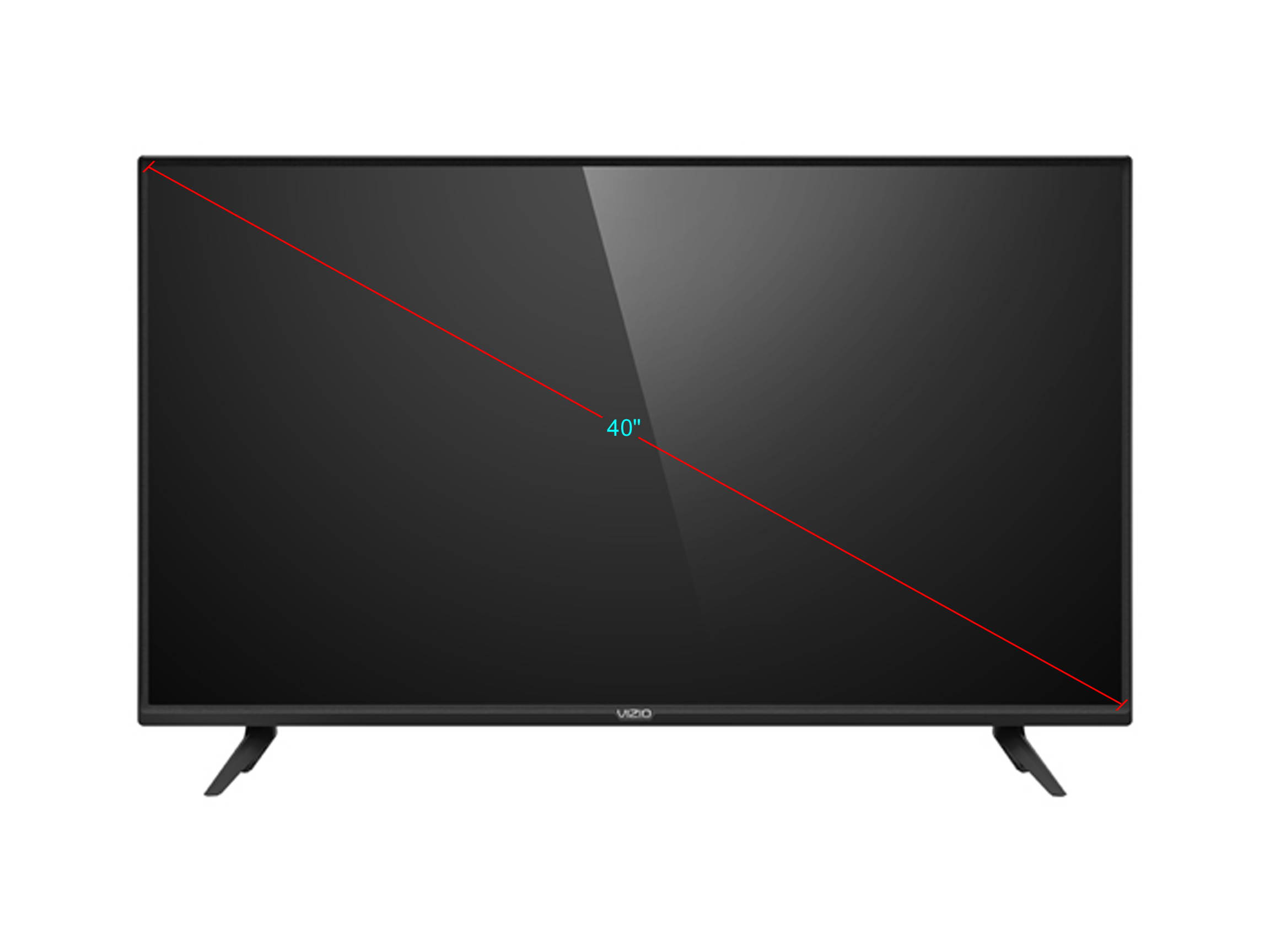 VIZIO D-series 24" Class LED HDTV D24H-G9 (2019)