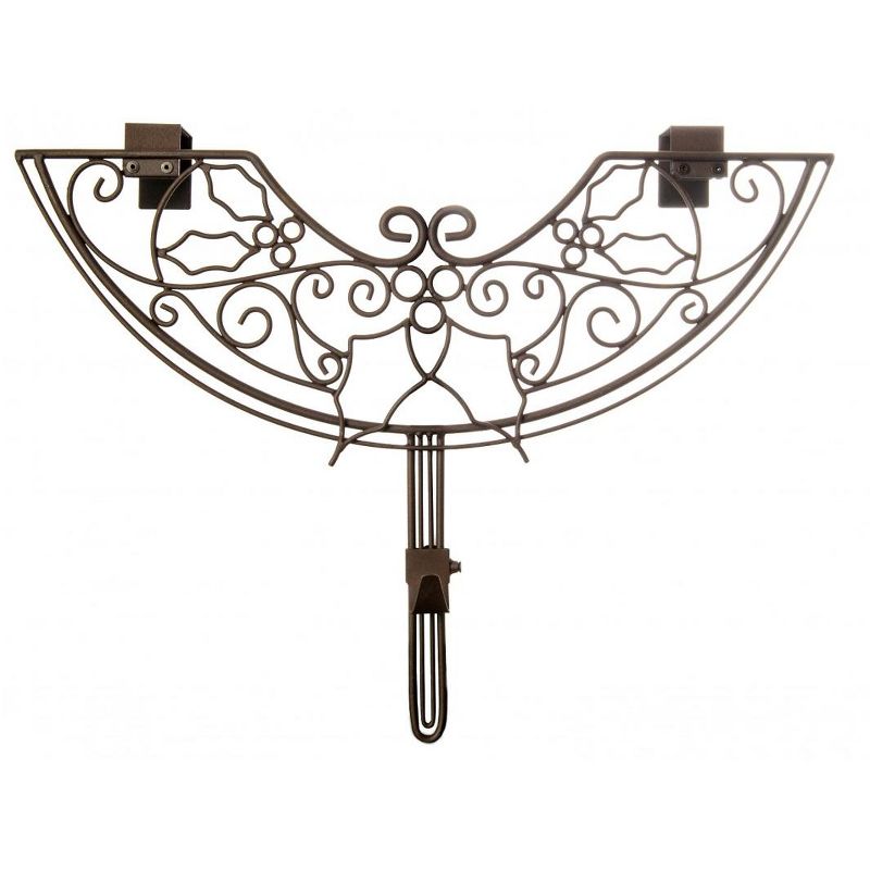 Tree Keeper 24" Brown Holly Berry Adjustable Christmas Wreath Hanger