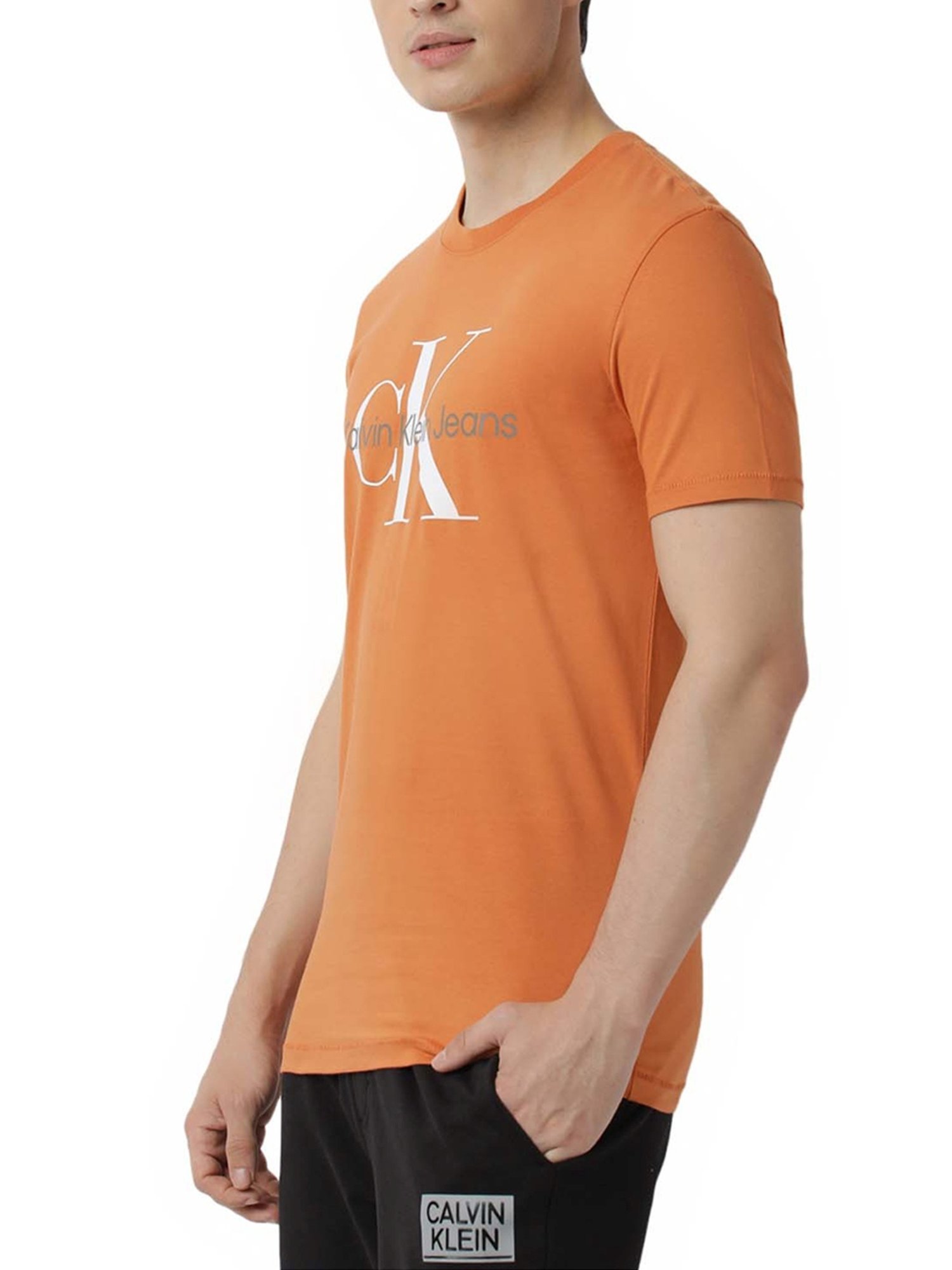 Calvin Klein Jeans Clay & White Logo Slim Fit T-Shirt