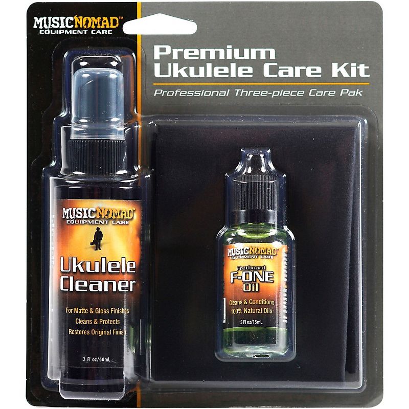 Music Nomad Premium Ukulele Care Kit - 3pc