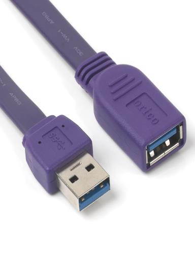Multi-Shielded USB 3.0 A-Male to A-Female active extension cable & Gold-plated connect