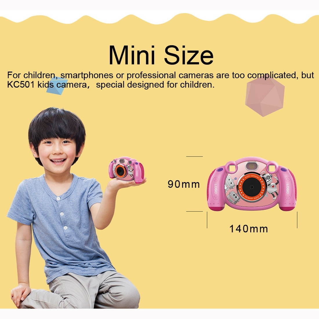 KC501 3 Million Pixels 2.0 inch HD Screen Digital Children Camera