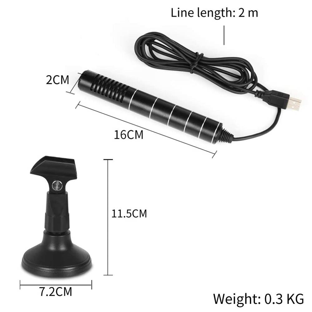 Depusheng USB Condenser Microphone Laptop Desktop PC Computer Microphone for Games, Streaming Broadcast, Skype, YouTube Videos, Chatting
