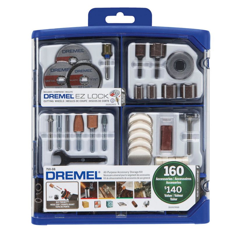 Dremel 710-08 160-Piece All-Purpose Rotary Accessory Kit