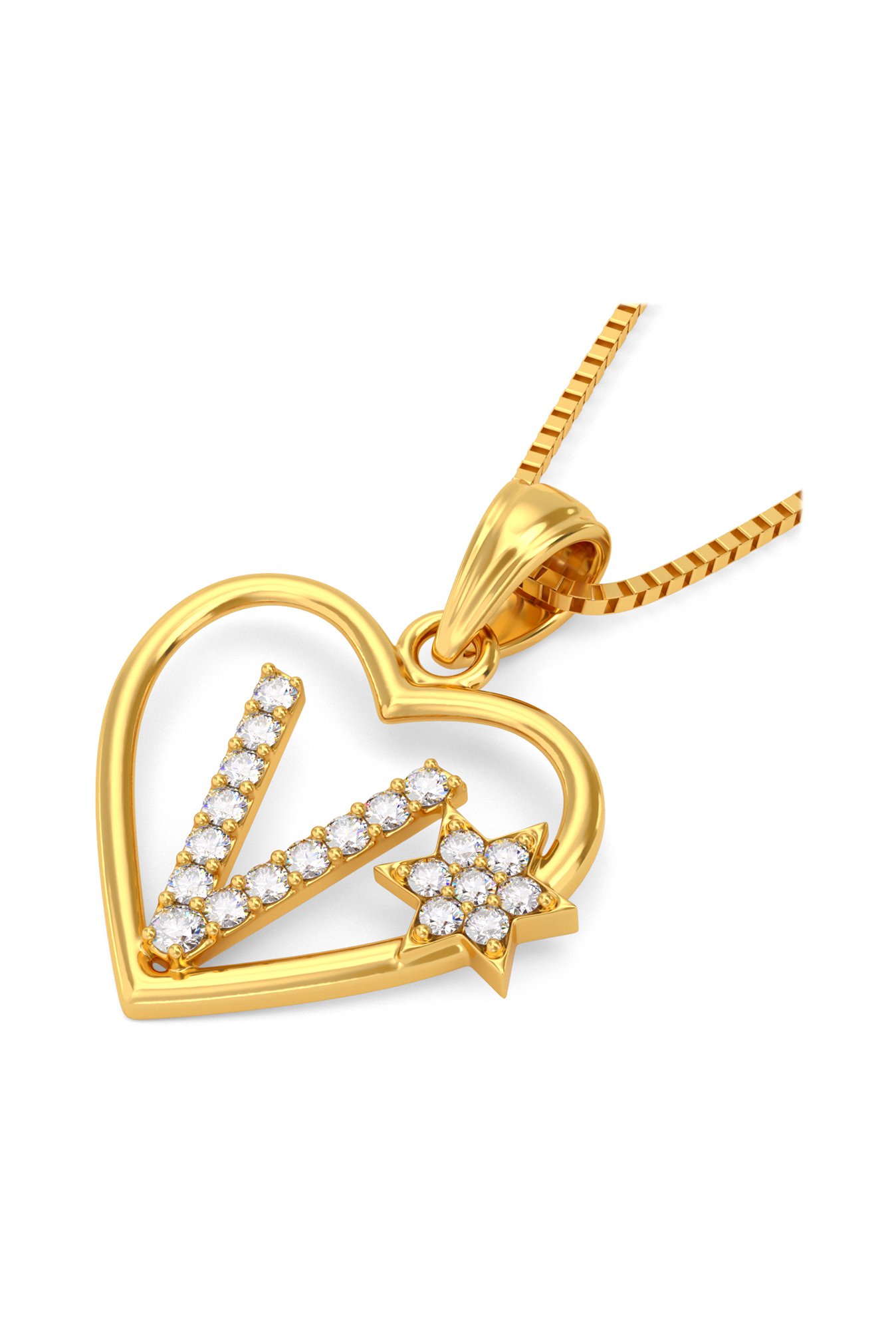 Joyalukkas V 22 kt Gold Pendant