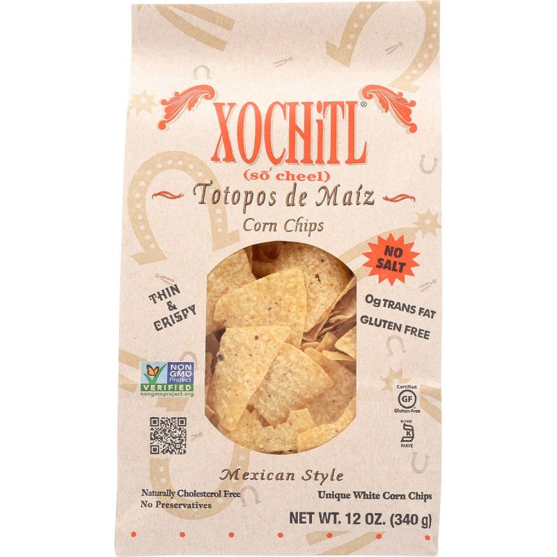 Xochitl Thin and Crispy Corn Chips 12oz 10 pk