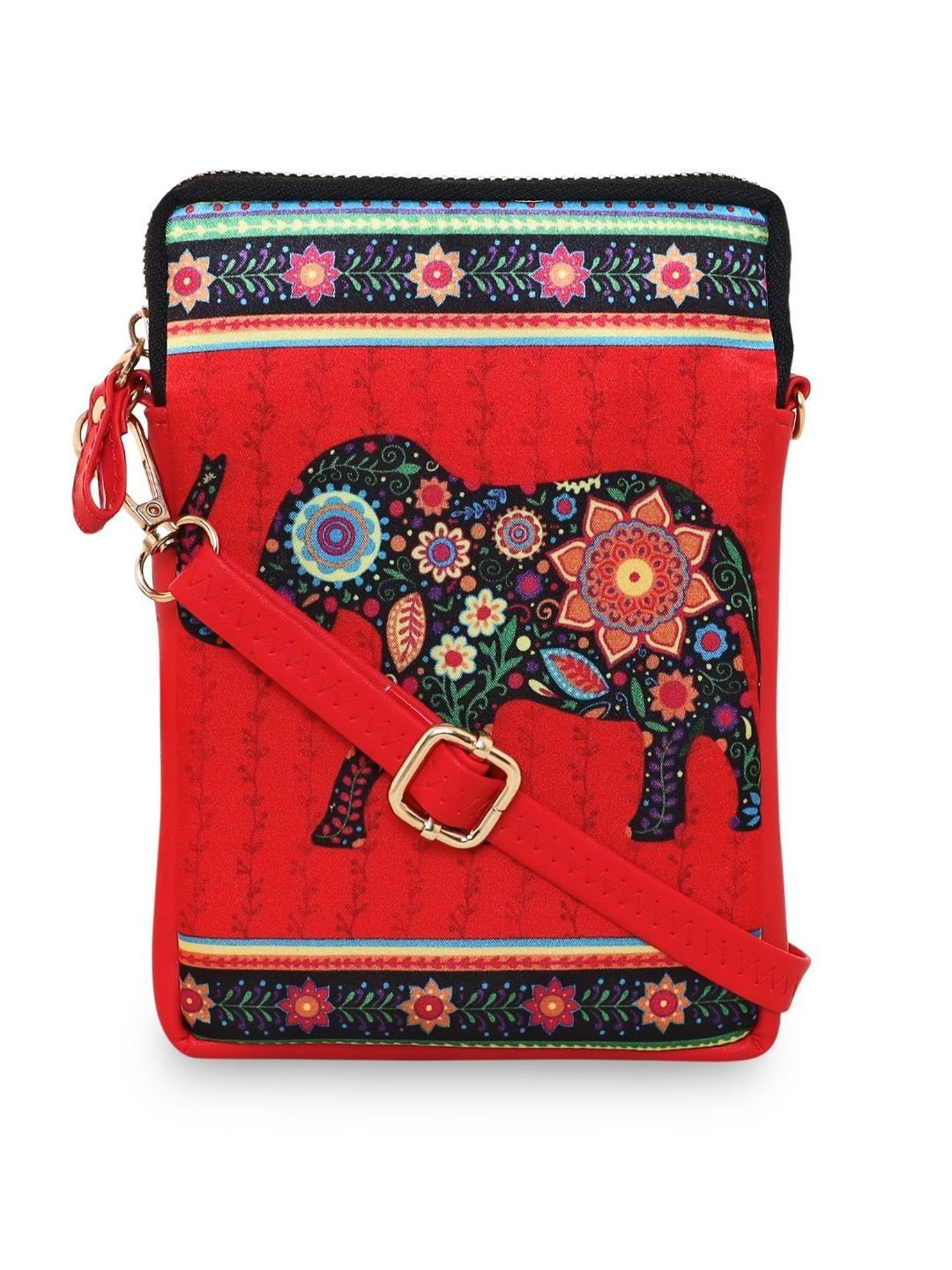 Sabhyata Multicolor Printed Small Cross Body Bag