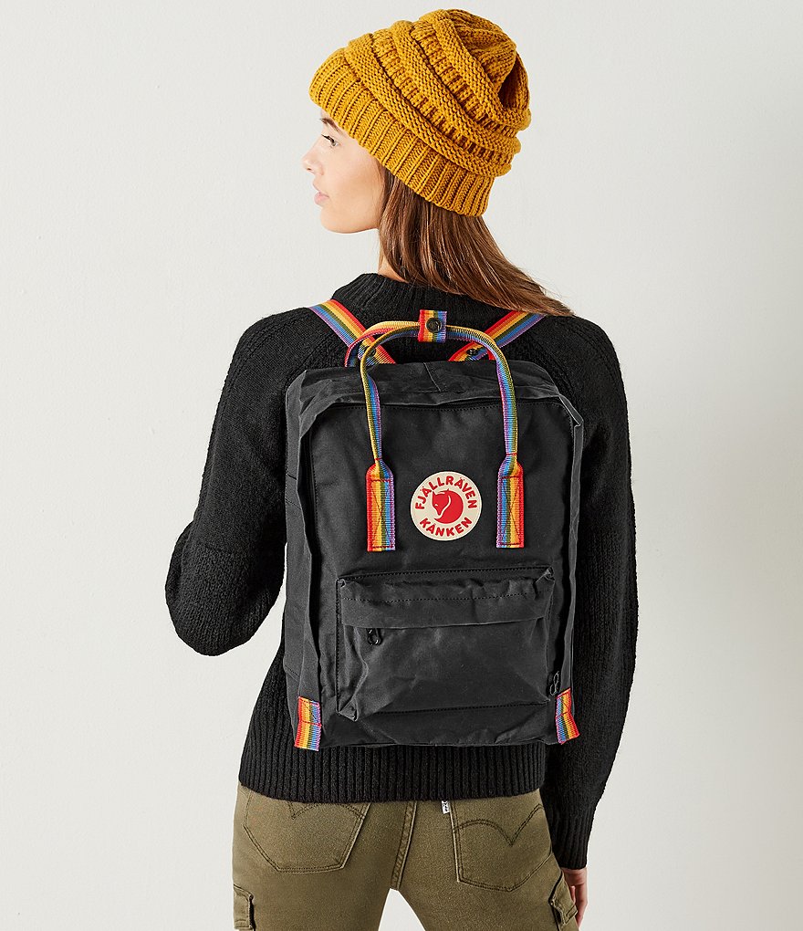 Fjallraven Kanken Rainbow Handle Backpack