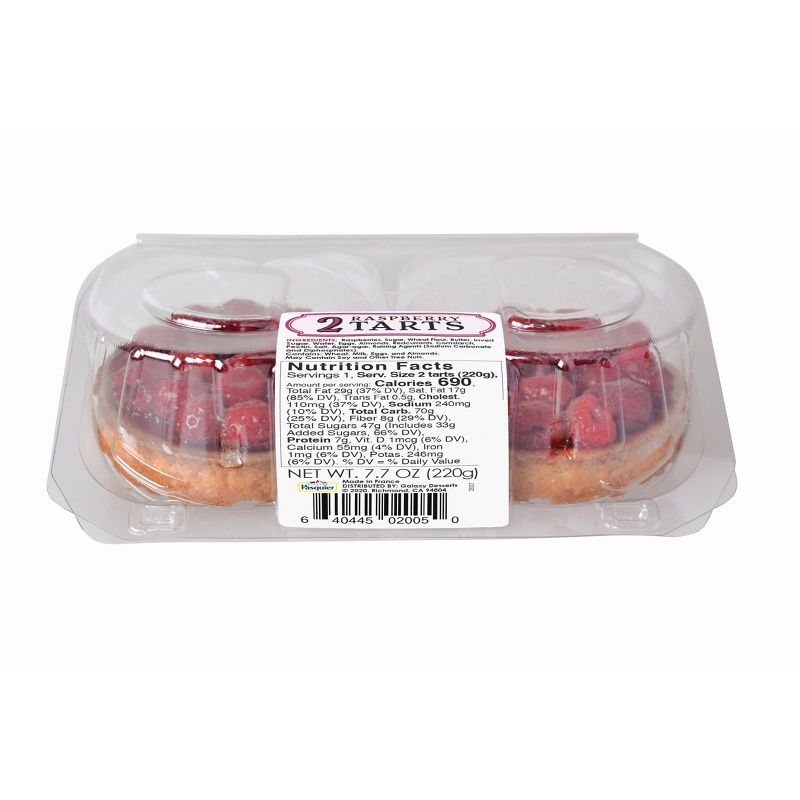 Brioche Pasquier Raspberry Tart - 7.7oz/2ct