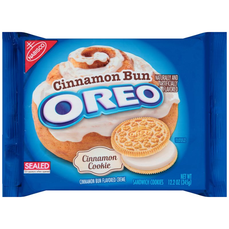 Oreo Cinnamon Bun Sandwich Cookies - 12.2oz