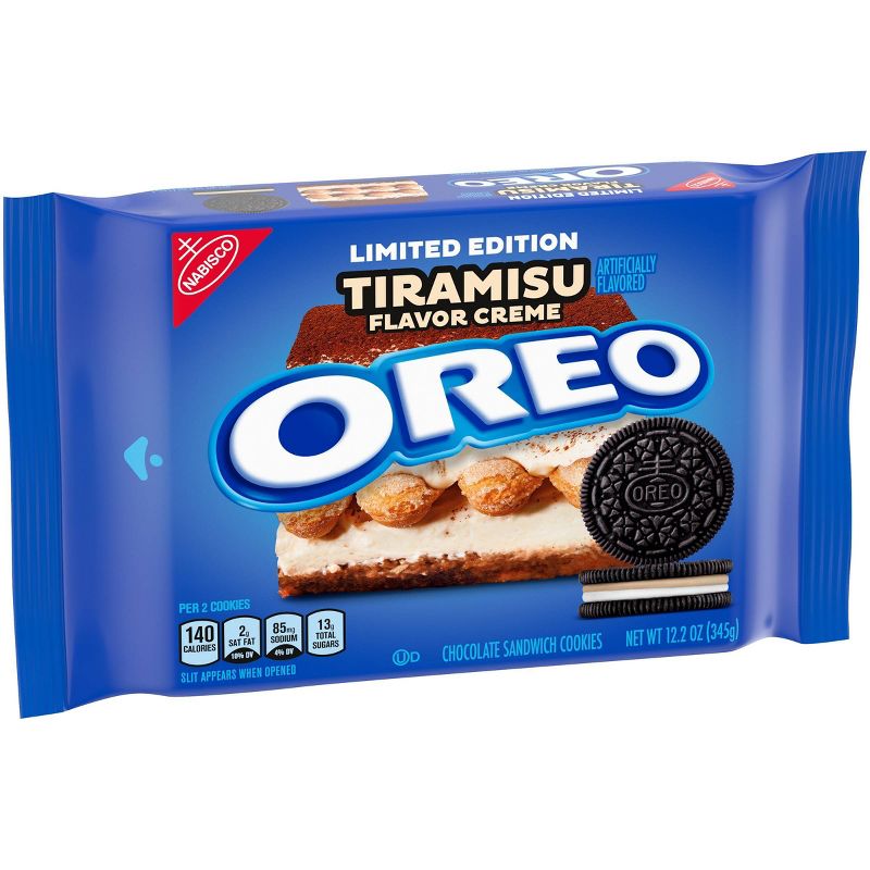 Oreo Limited Edition Tiramisu Creme Chocolate Sandwich Cookies - 12.2oz