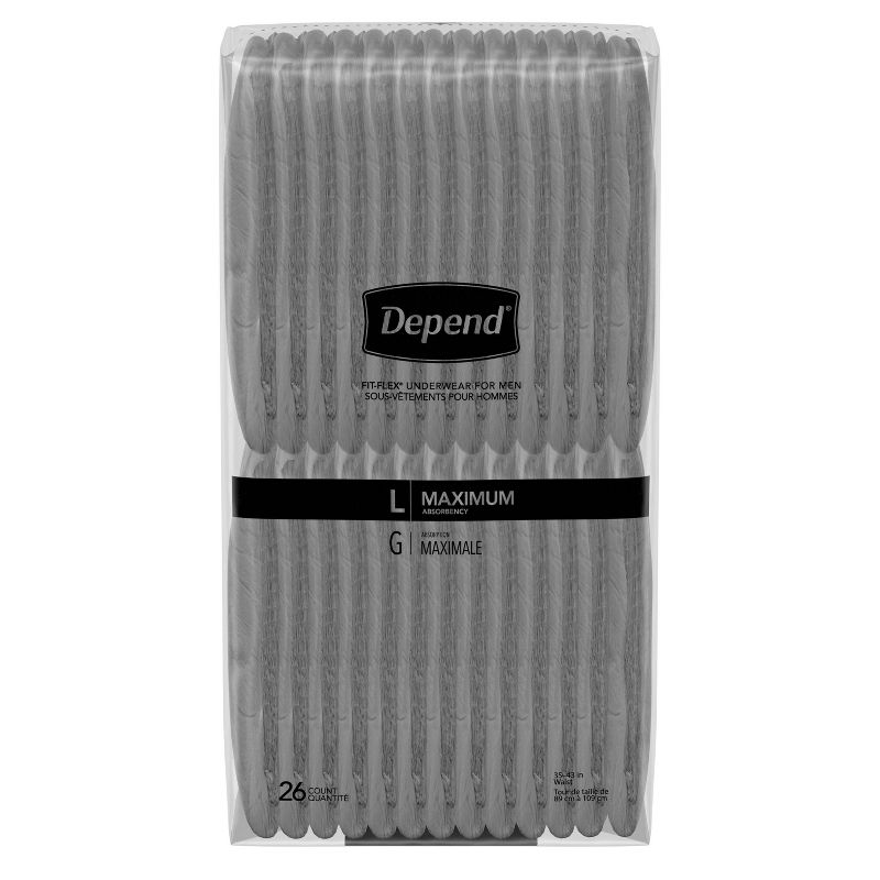 Depend Men's Underwear Max Absorbency - Large - 78ct