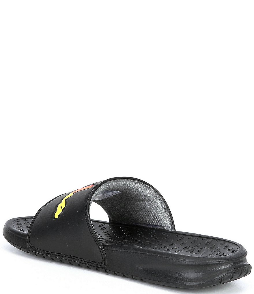 Champion Women's Split Script Rainbow Super Slides