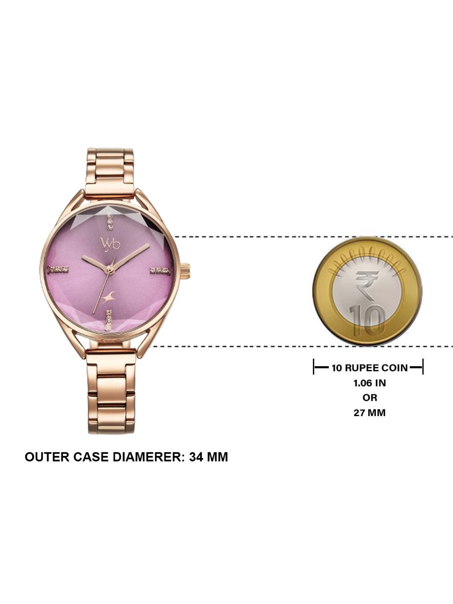 Fastrack Vyb 3.0 FV60052WM01W Analog Watch for Women