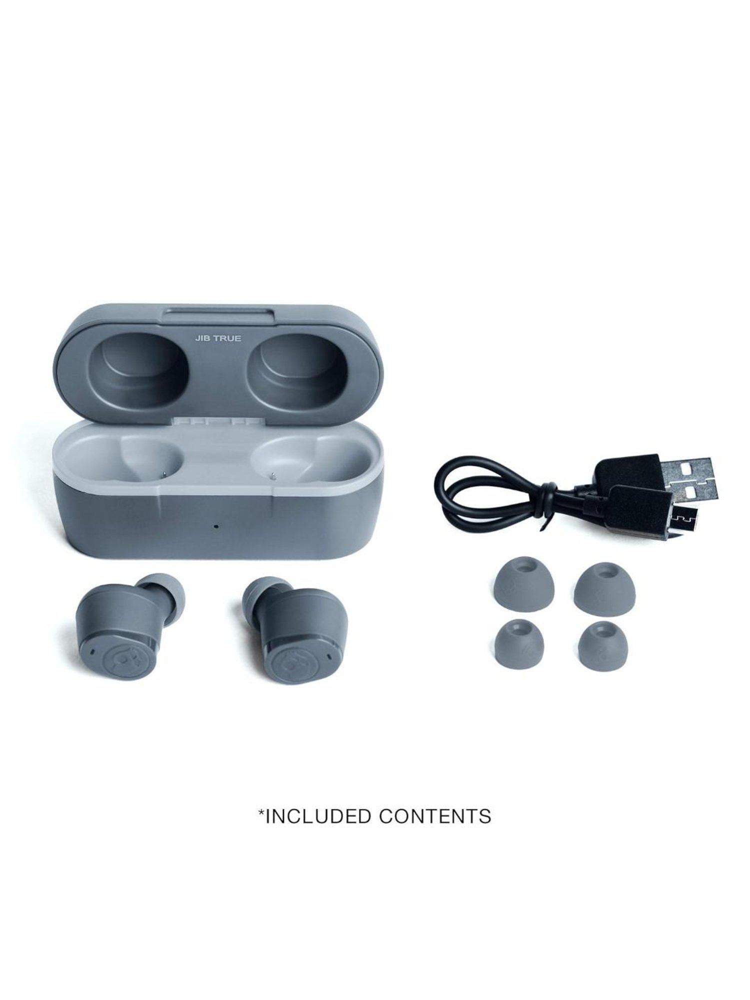 Skullcandy Jib True 2 in-Ear Wireless Earbuds with 32 Hr Battery (Chill Grey, True Wireless)