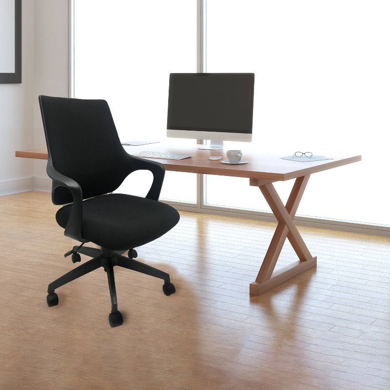 Wesley Mid Back Ergonomic Office Chair Black - X Rocker