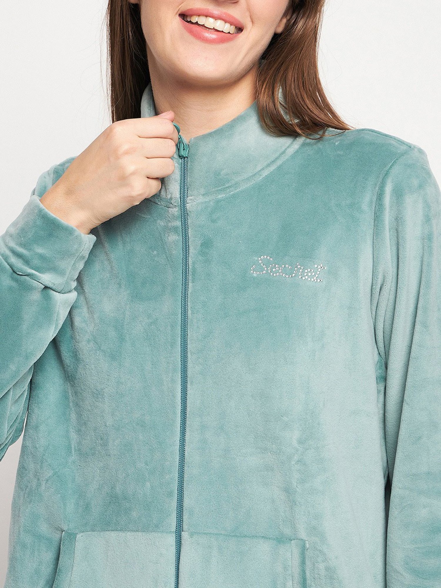 MADAME M Secret Green Sweatshirt With Pyjamas