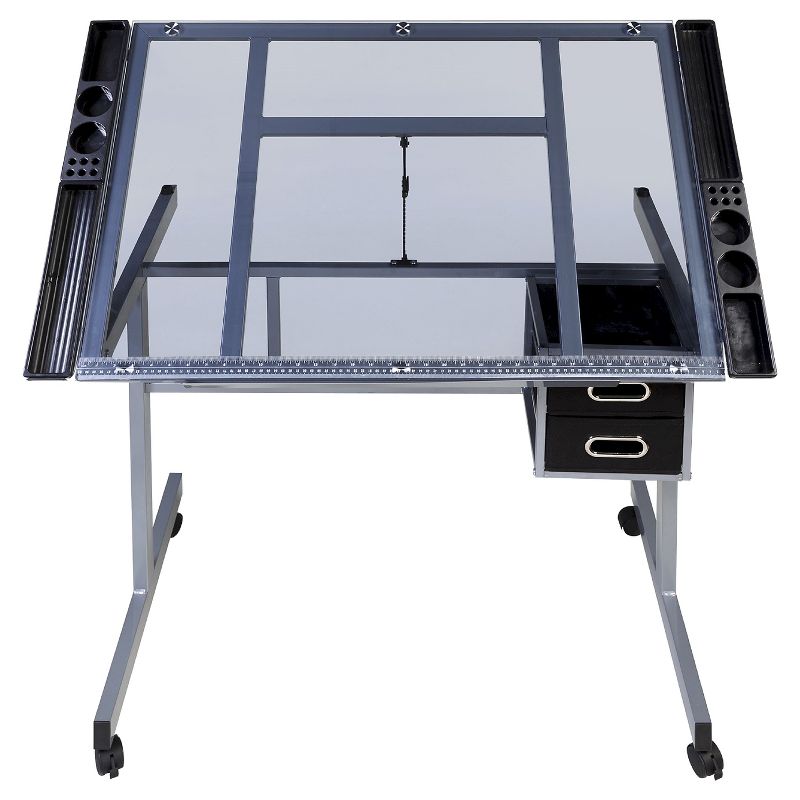 OneSpace 50-CS01 Craft Station in Silver with Blue Glass