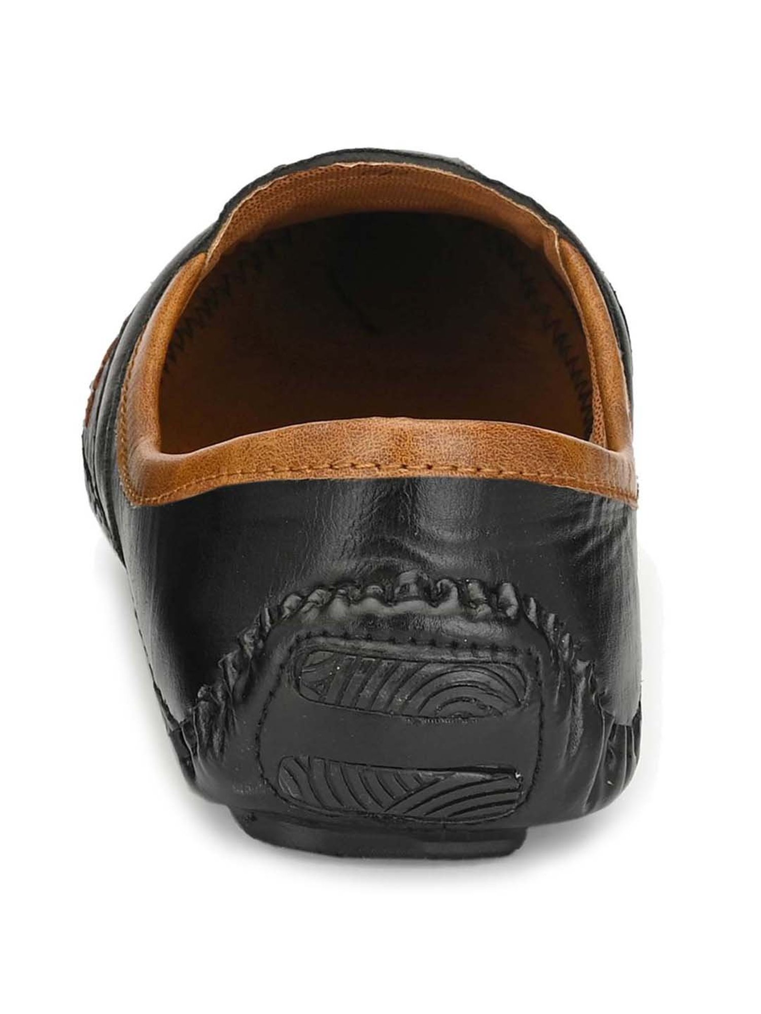 Walkstyle by El Paso Men's Black Casual Slip-Ons