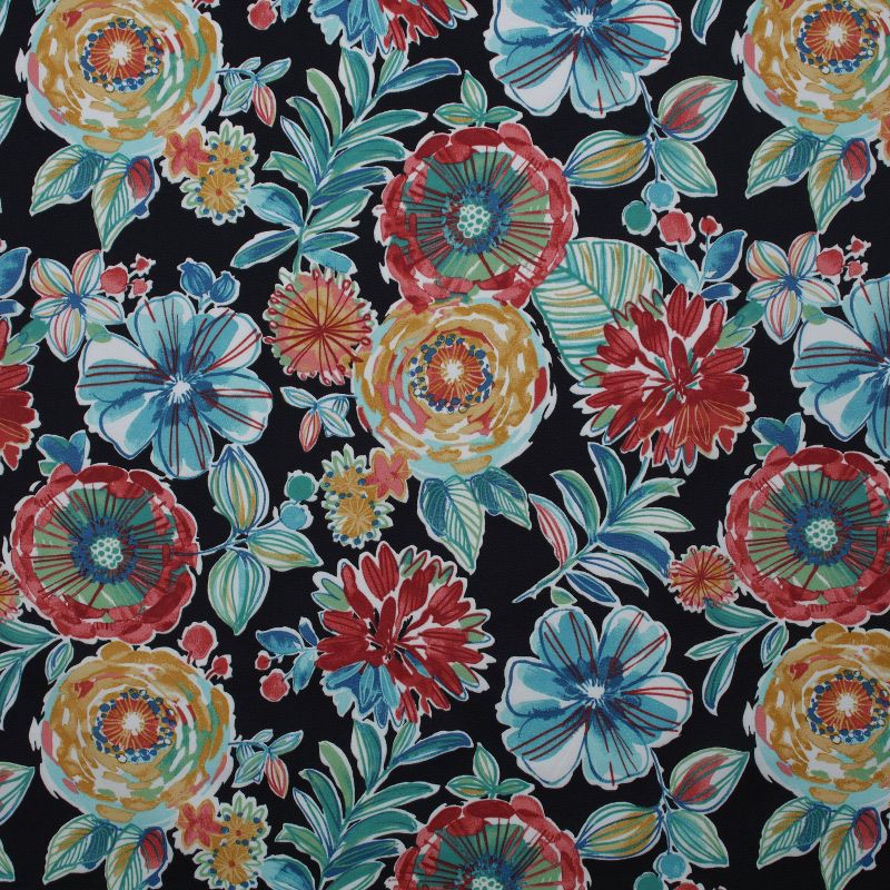 2pk Colsen Noir Rectangular Throw Pillows Black - Pillow Perfect