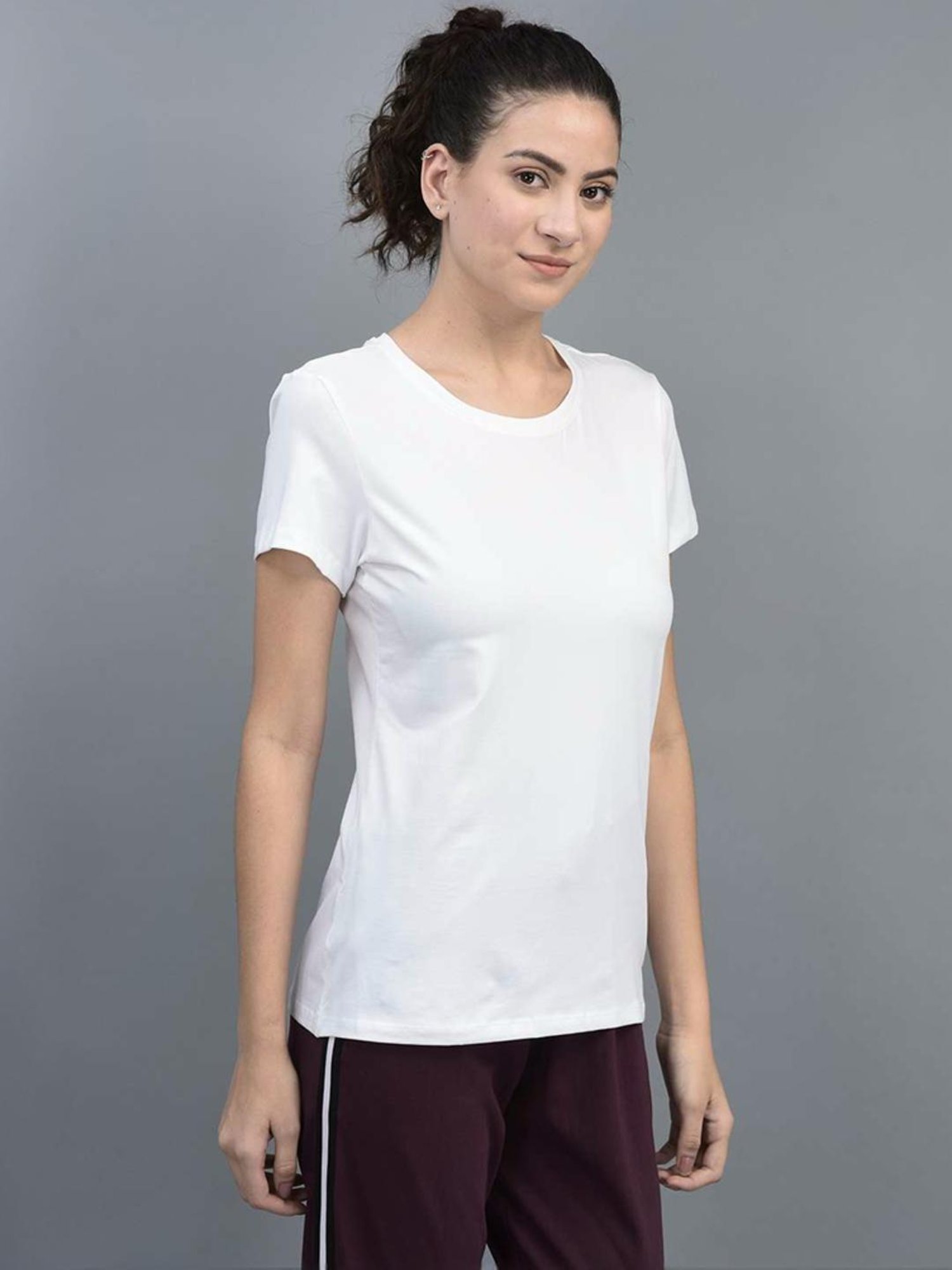 Dollar White & Black Cotton Sports T-Shirt - Pack Of 3