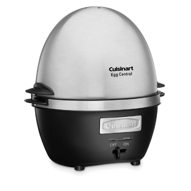 Cuisinart Egg Central - Black w/ Brushed Stainless Steel Lid - CEC-10