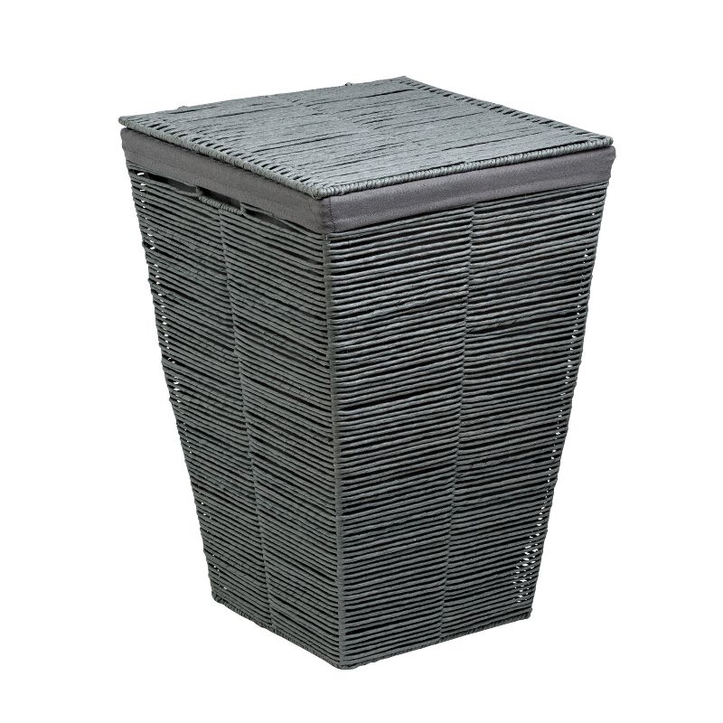 Honey-Can-Do Laundry Basket Gray