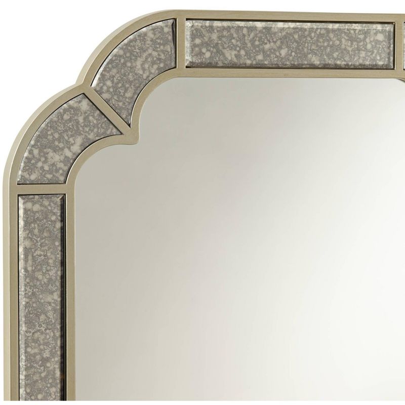 Noble Park Reina 23 1/2" x 38 1/2" Dark Champagne Rounded Edge Wall Mirror