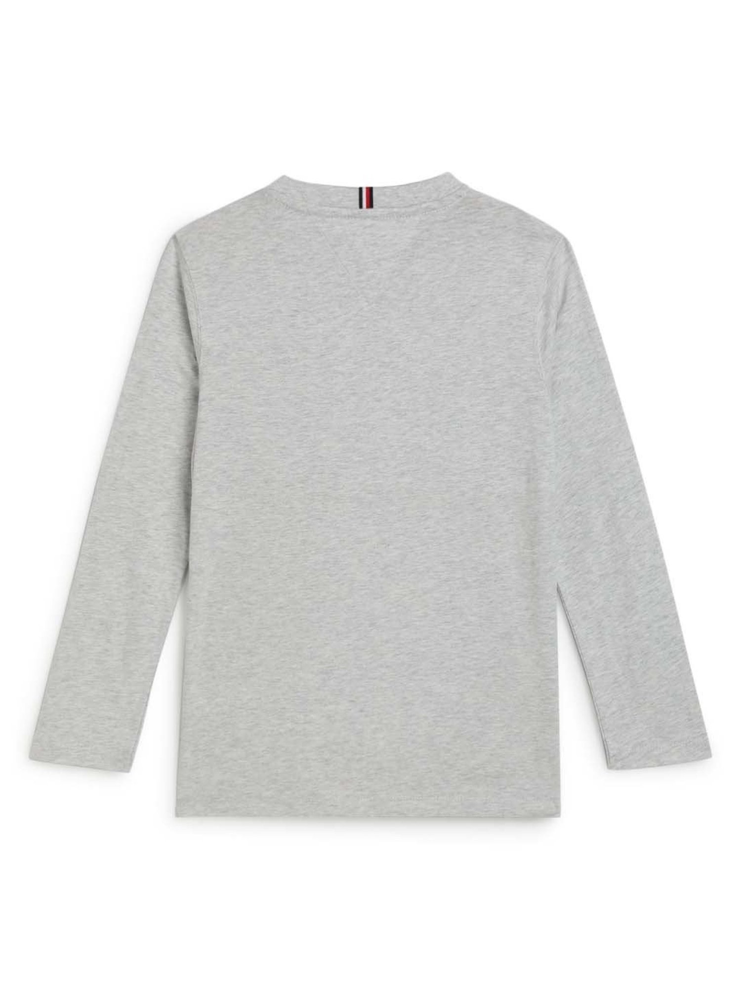 Tommy Hilfiger Kids Grey Heather Logo Regular Fit T-Shirt