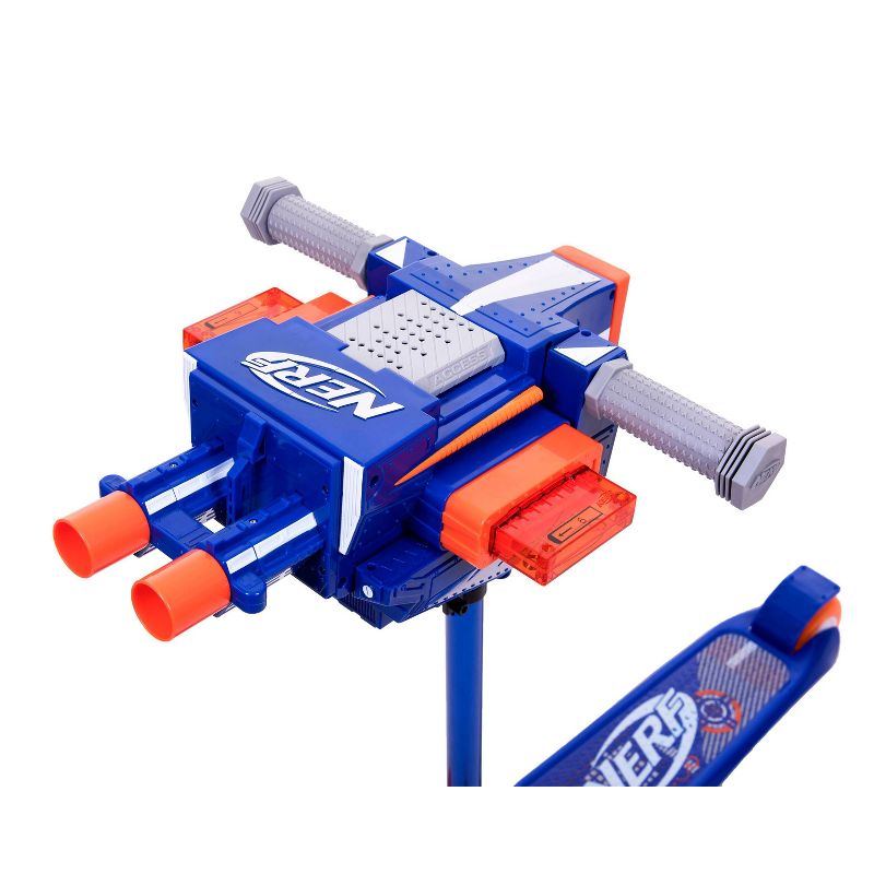 NERF  3-Wheel Blaster Scooter with Dual Trigger and Rapid Fire Action