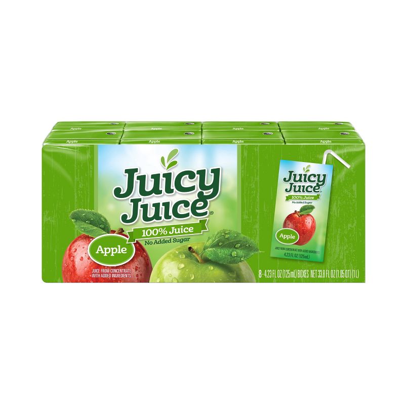 Juicy Juice Fun Size Apple 100% Juice - 8pk/4.23 fl oz Boxes