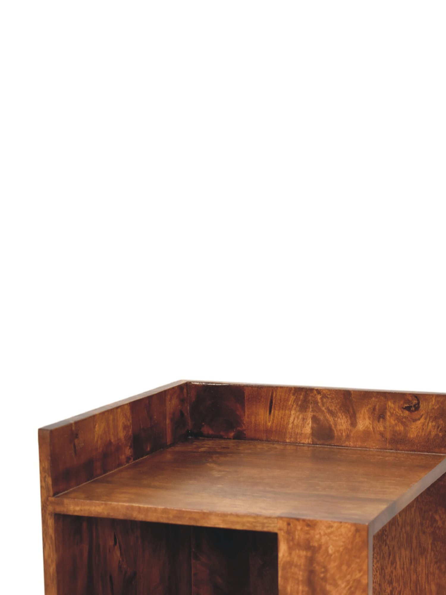 Sleepyhead Ally Teak Brown Sheesham Wood Bedside Table