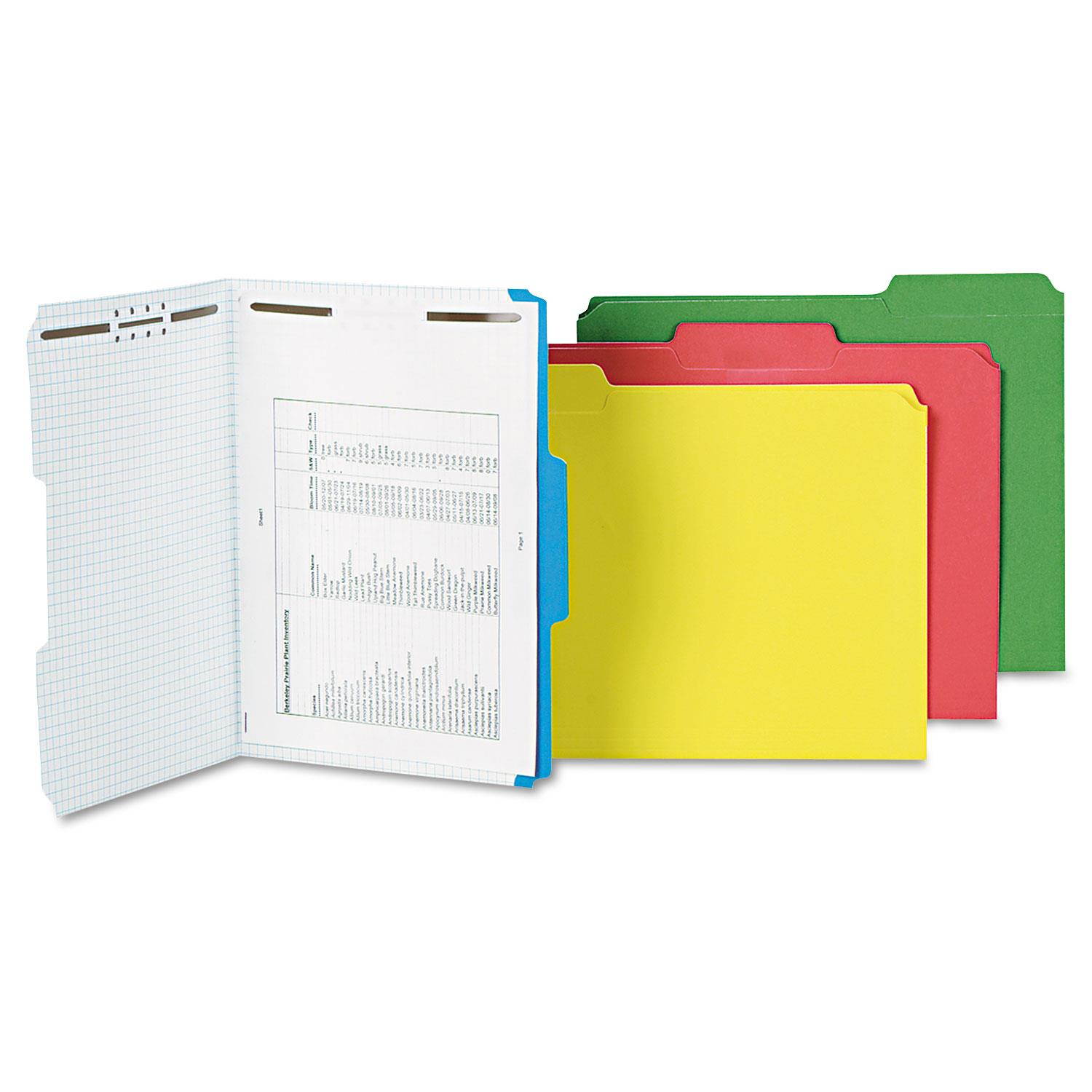 Pendaflex Color Reinforced Top Fastener Folders