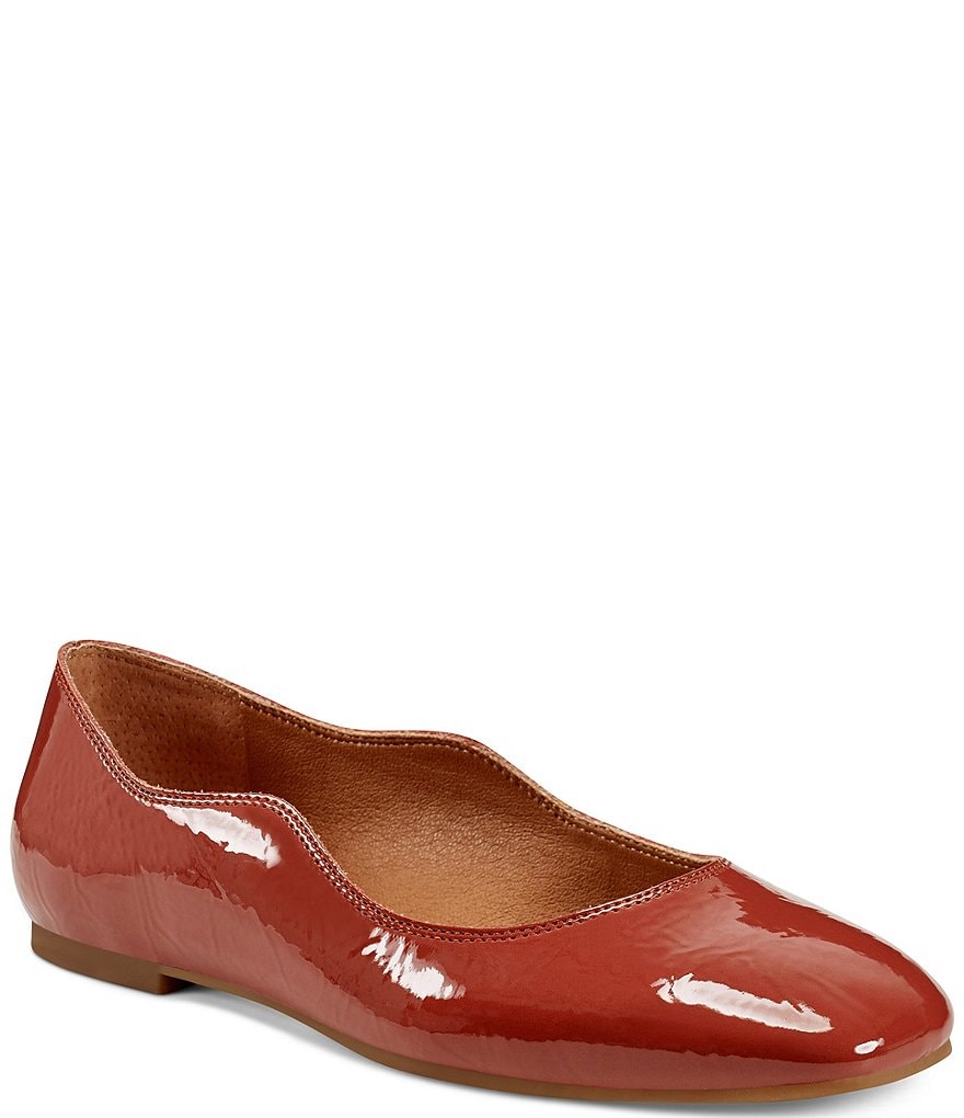 Lucky Brand Dellie Patent Synthetic Leather Flats