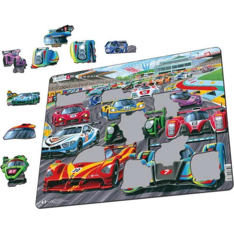 Larsen Speed Racer Kids' Jigsaw Puzzle - 36pc