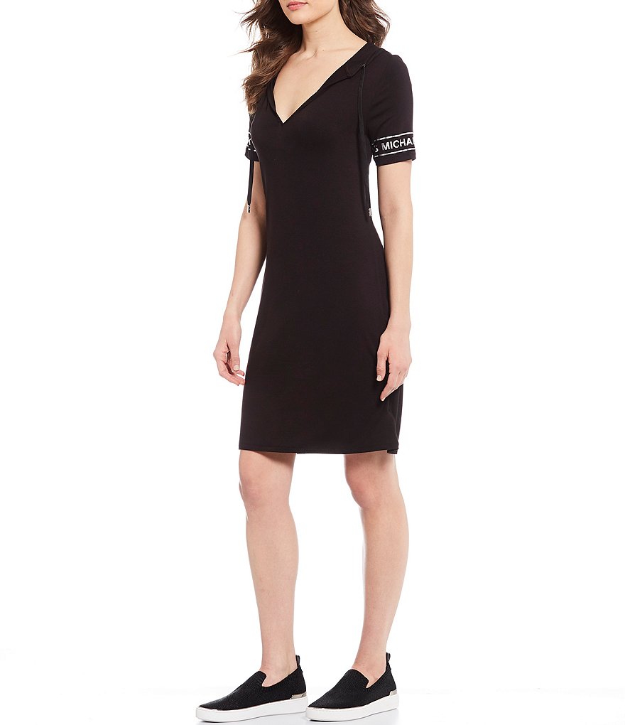 Anne Klein Sport Carlita Jewel Neck Sleeveless Midi Shift Tank Dress