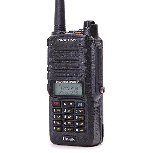 Baofeng UV-9R 136-174/400-520MHZ VHF/UHF Dual Band Dustproof Waterproof IP57 Transceiver Walkie Talkie Two Way Radio
