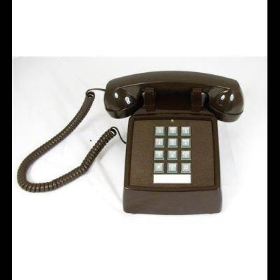 Cortelco ITT-2500-V-BR 250045-VBA-20M Desk w/ Volume - Brown