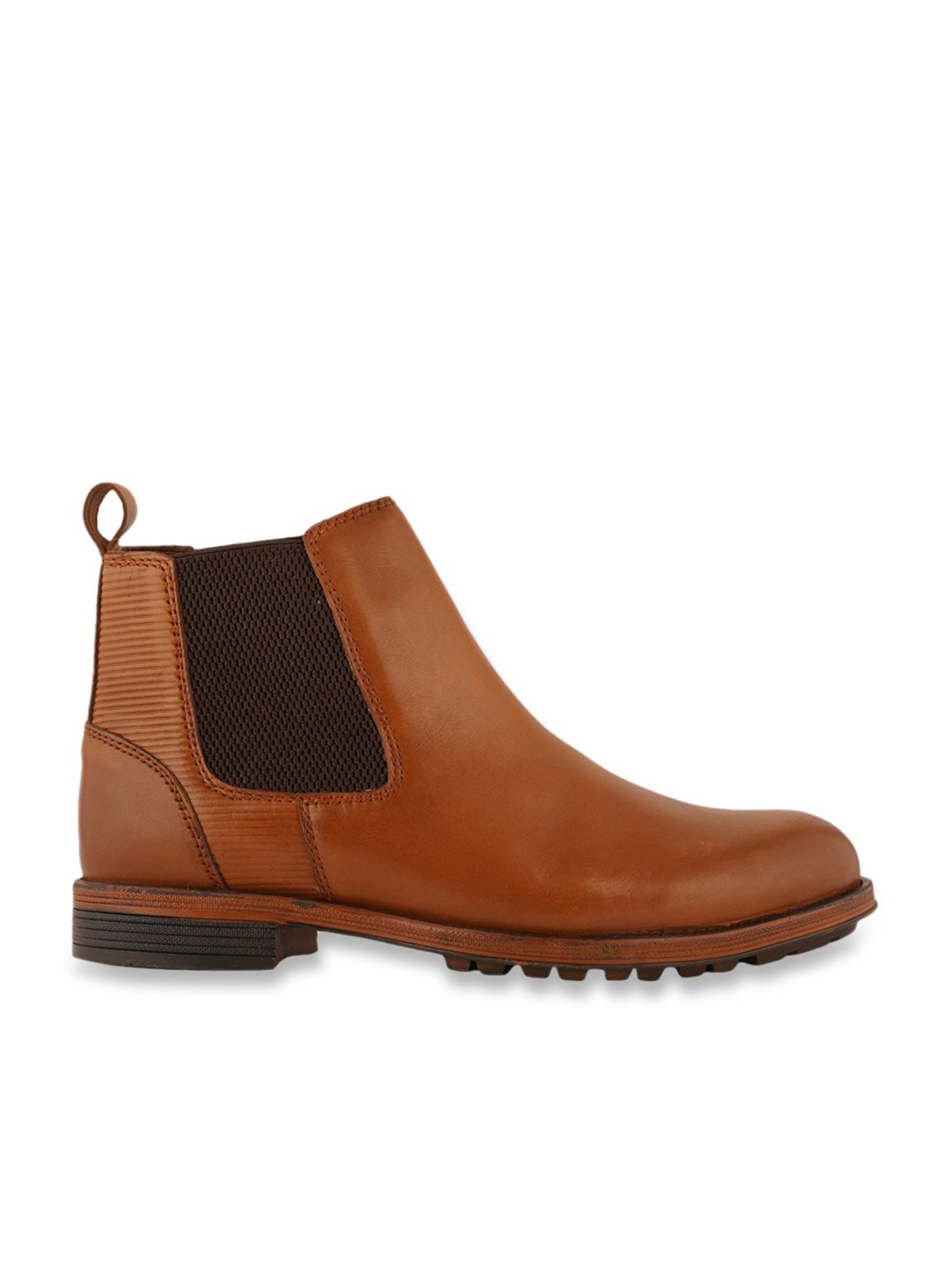 Pelle Albero Men's Tan Chelsea Boots