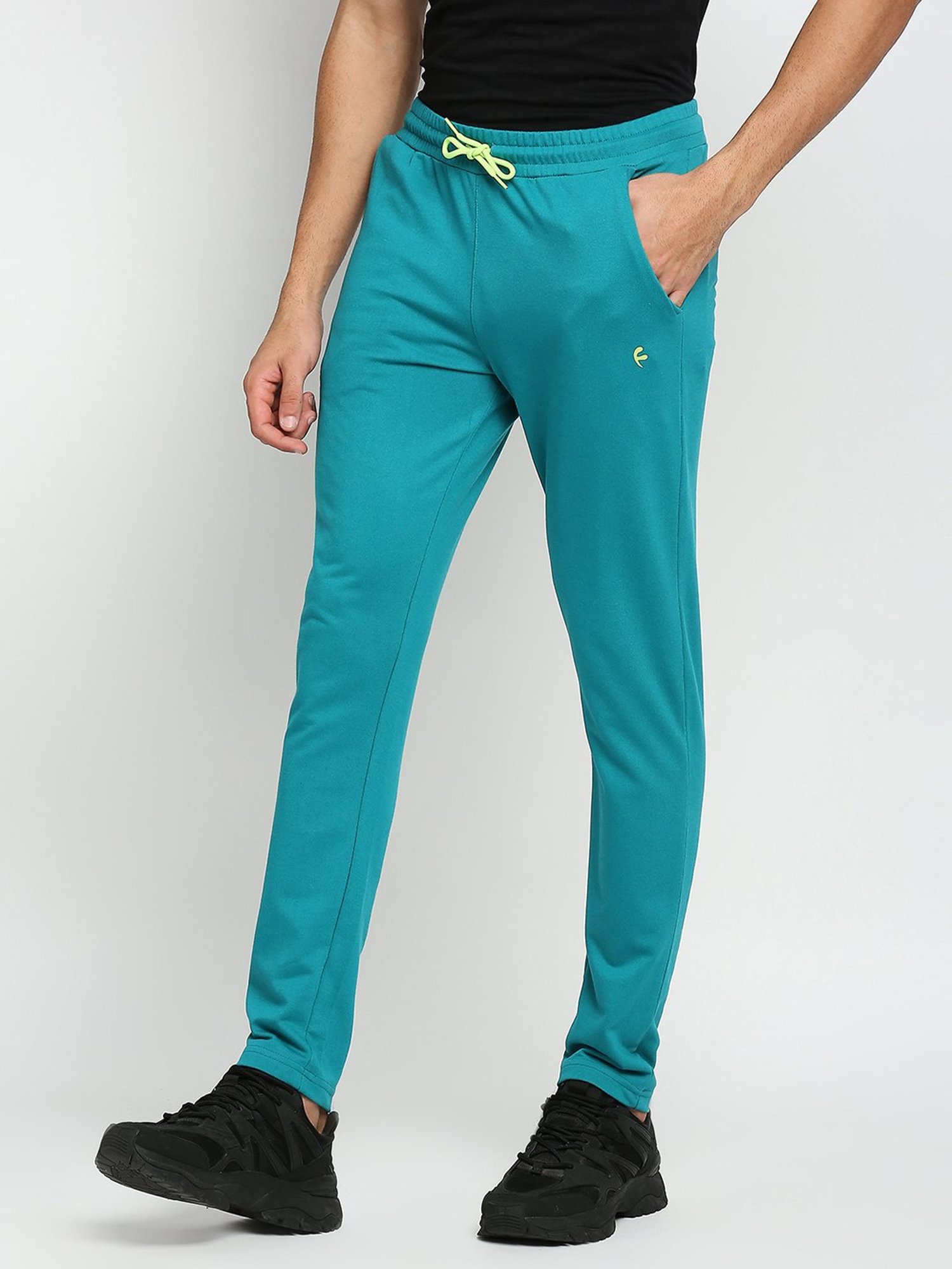 Fitz Teal Slim Fit Trackpants